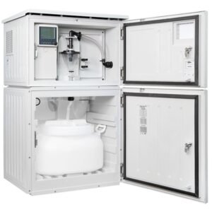 Automatic online water sampler cabinet for unattended wastewater and environmental monitoring