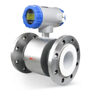 Industrial electromagnetic flow meter for conductive water and wastewater
