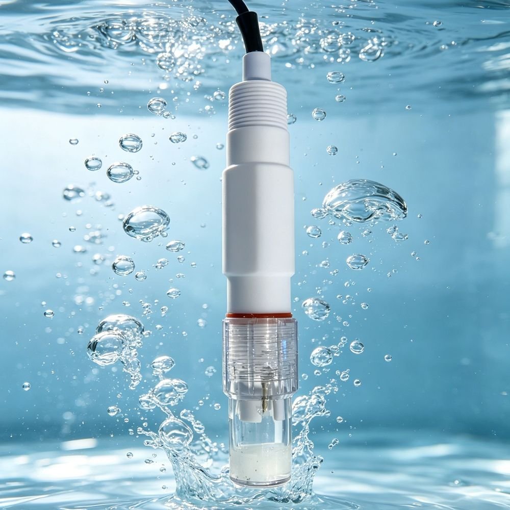 Industrial pH sensor for harsh water monitoring