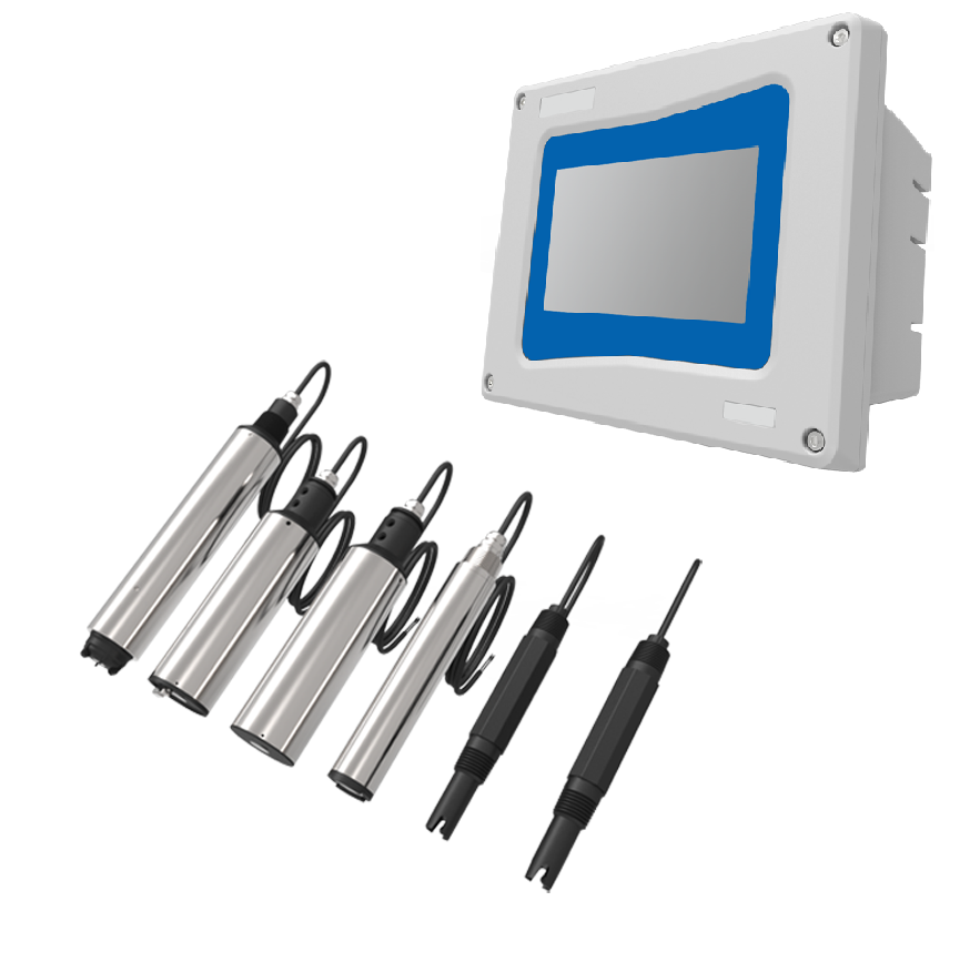 Multiparameter water quality controller for multi-sensor online monitoring
