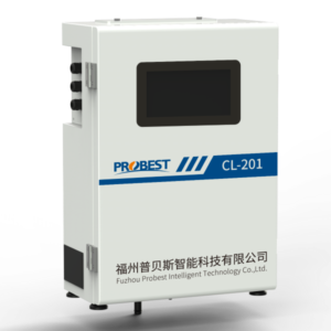Online residual and total chlorine analyzer for water treatment