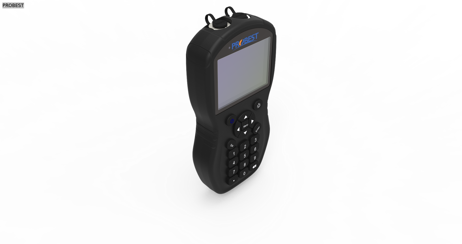 Portable dissolved oxygen meter for field water quality testing